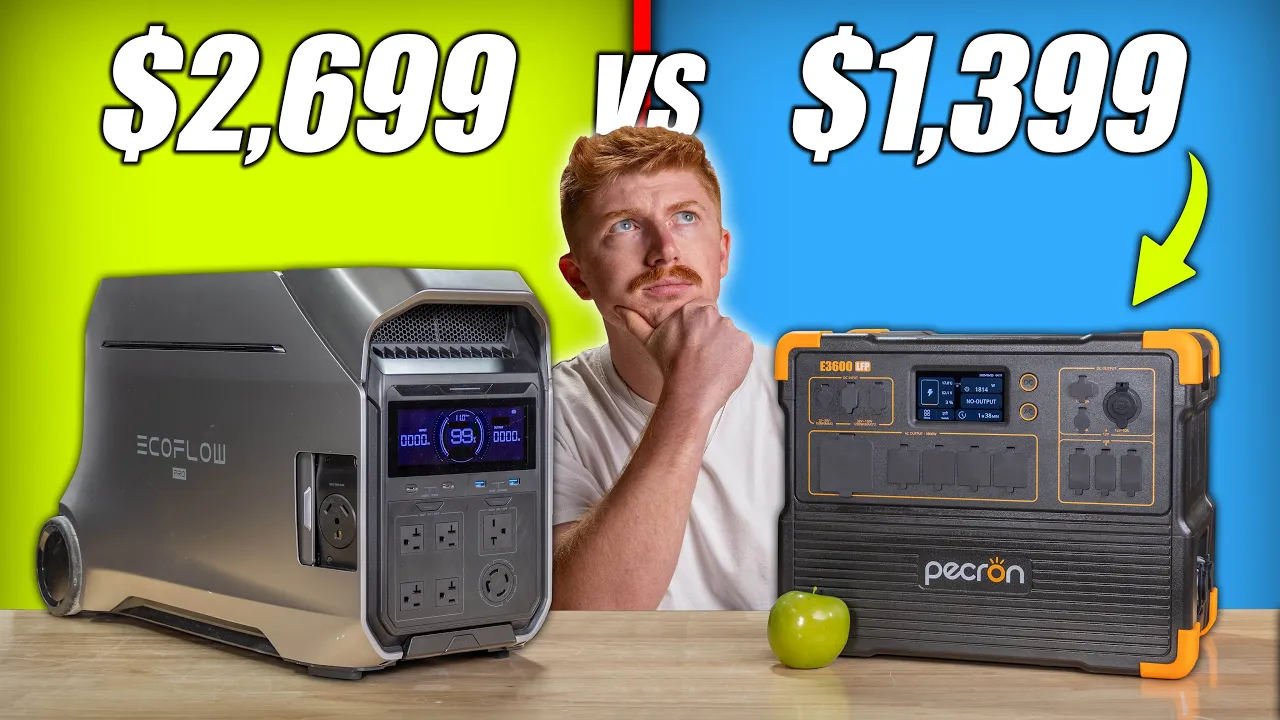 Pecron E3600LFP vs EcoFlow DELTA Pro 3: Which Wins?
